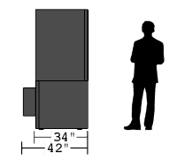 VisBox-HD6 dimensions
