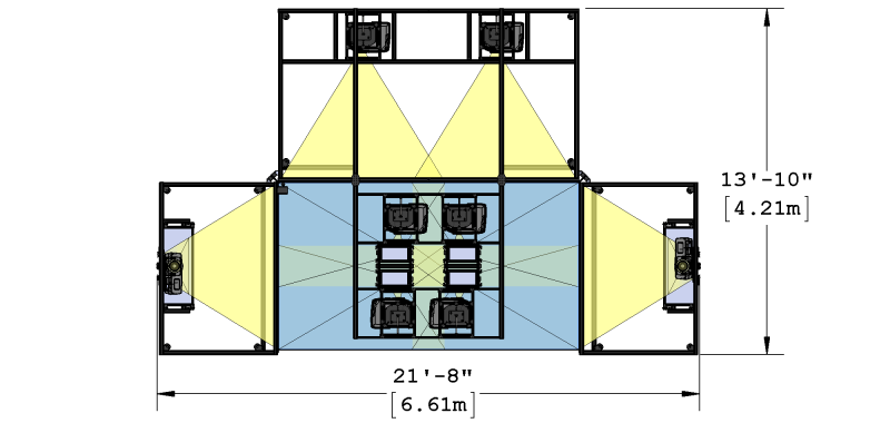 VisCube C4-T4 Top Drawing VisCube C4-T4 Top Drawing