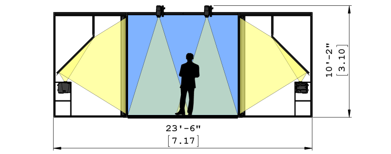 VisCube C4-T2 Front Drawing VisCube C4-T2 Front Drawing