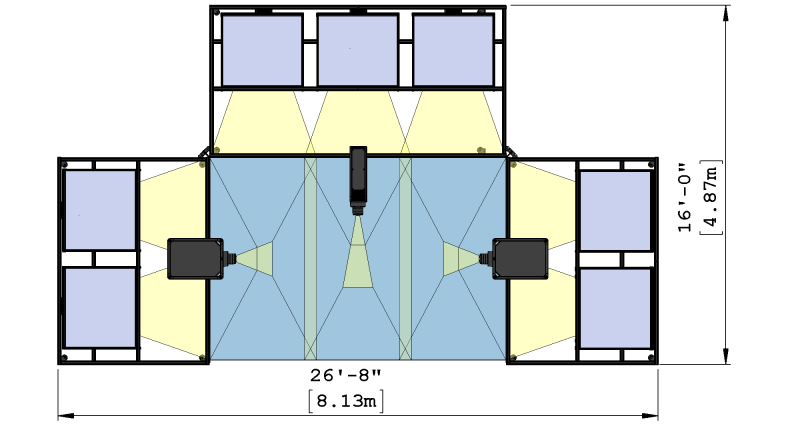 VisCube C4-T3X Top Drawing VisCube C4-T3X Top Drawing