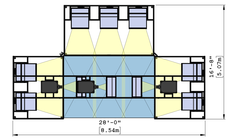 VisCube C4-T3X Top Drawing VisCube C4-T3X Top Drawing
