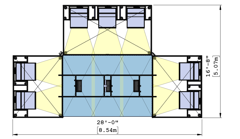 VisCube C4-T3X Top Drawing VisCube C4-T3X Top Drawing